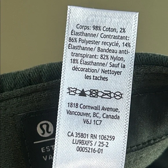 🆕 LULULEMON Classic Ball Cap *Wash Rainforest Green NWT Size L/XL - Picture 8 of 16